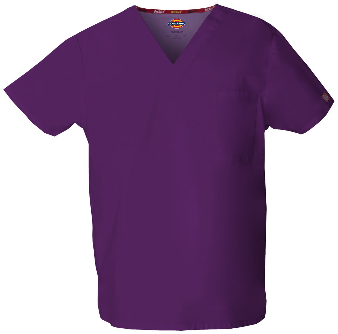 Dickies EDS Signature Scrubs for Women & Men - Soft Brushed Poplin Unisex V-Neck Top with One Pocket (83706) | Comfortable Medical Uniform for Nurses, Doctors & Healthcare Professionals