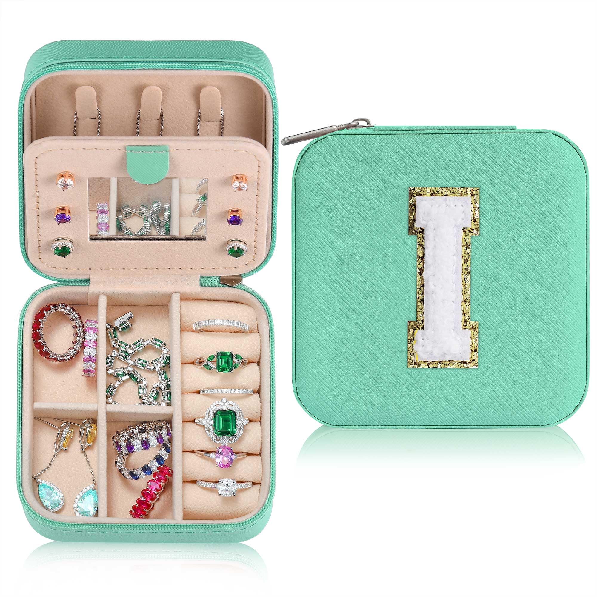 Parima Jewelry Travel Organizer for Women – Compact Jewelry Case for Necklaces, Earrings & Rings | Perfect Travel Essential & Gift for Women | Ideal for Vacations, Business Trips & Weekend Getaways
