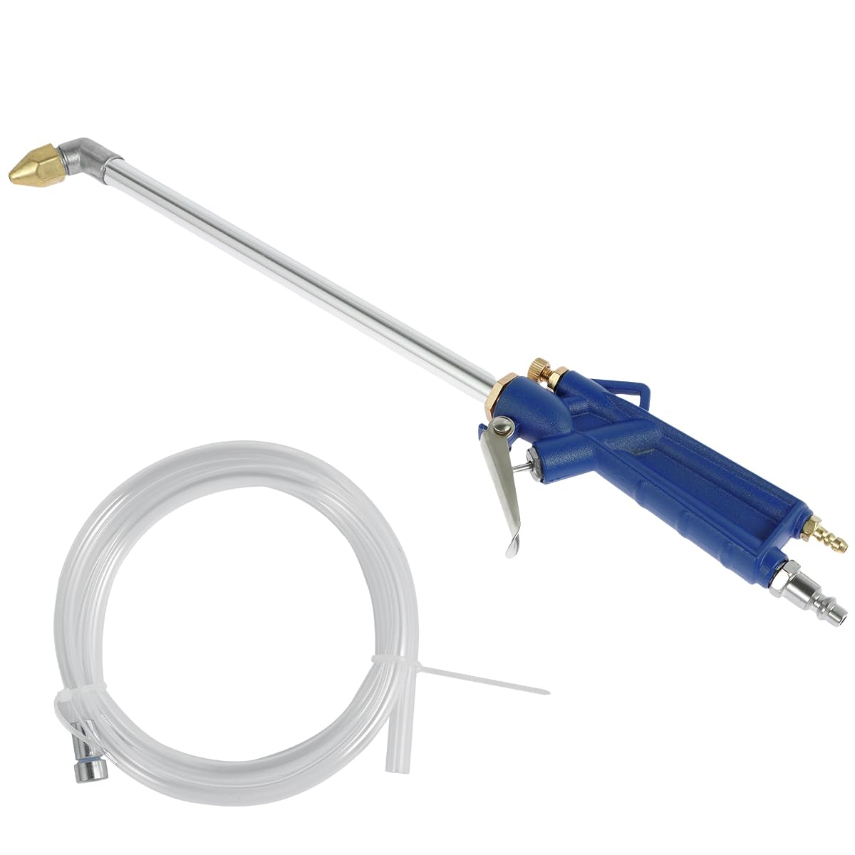 Pneumatic Water Cleaning Tool - High Pressure Car Wash Sprayer with 47.24 Inch Hose, Metal Auto Degreaser & Air Blow Gun for Vehicle Detailing | Perfect for Car Wash, Engine Cleaning & Garage Maintenance