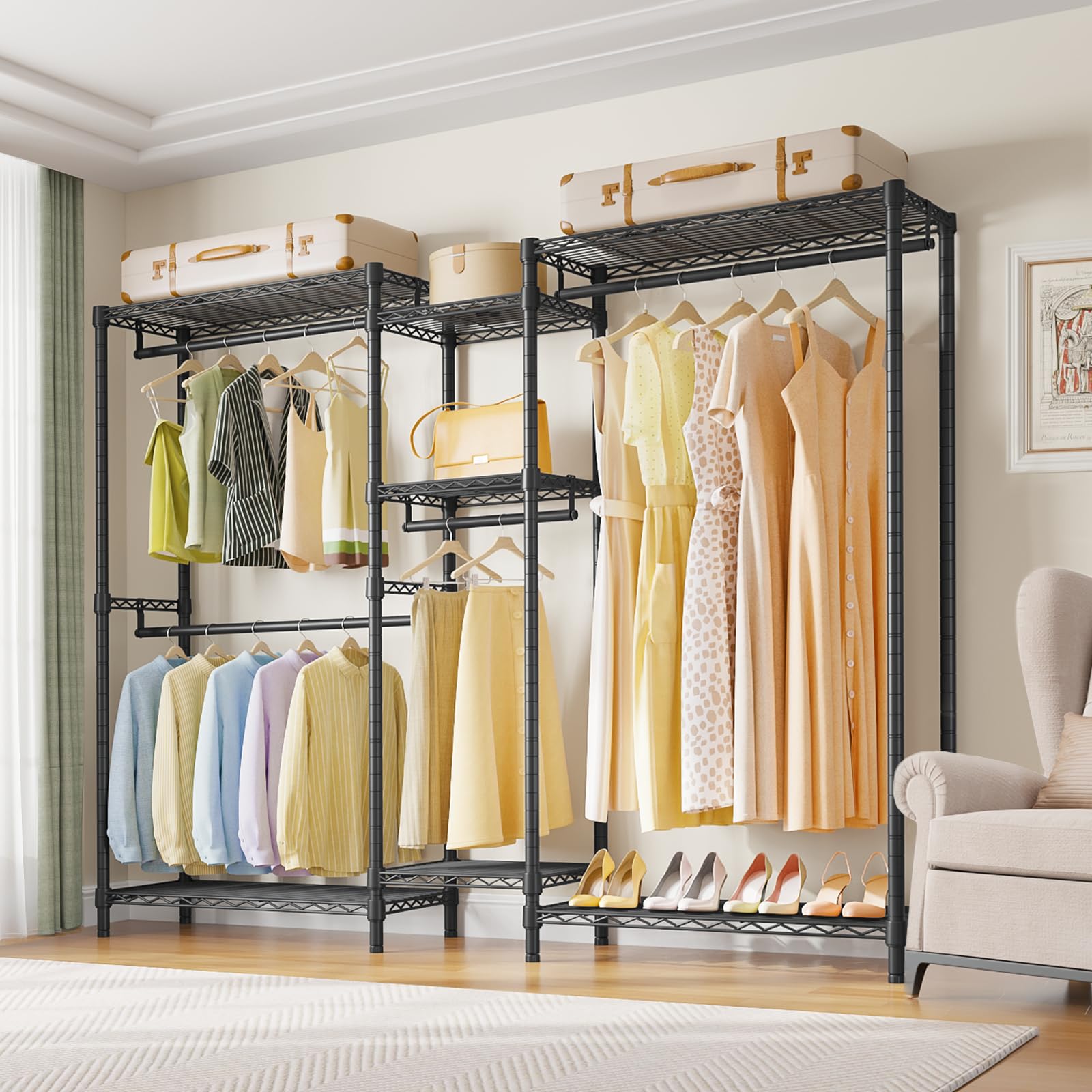 VIPEK Classic V6 Heavy Duty Garment Rack - 71.2
