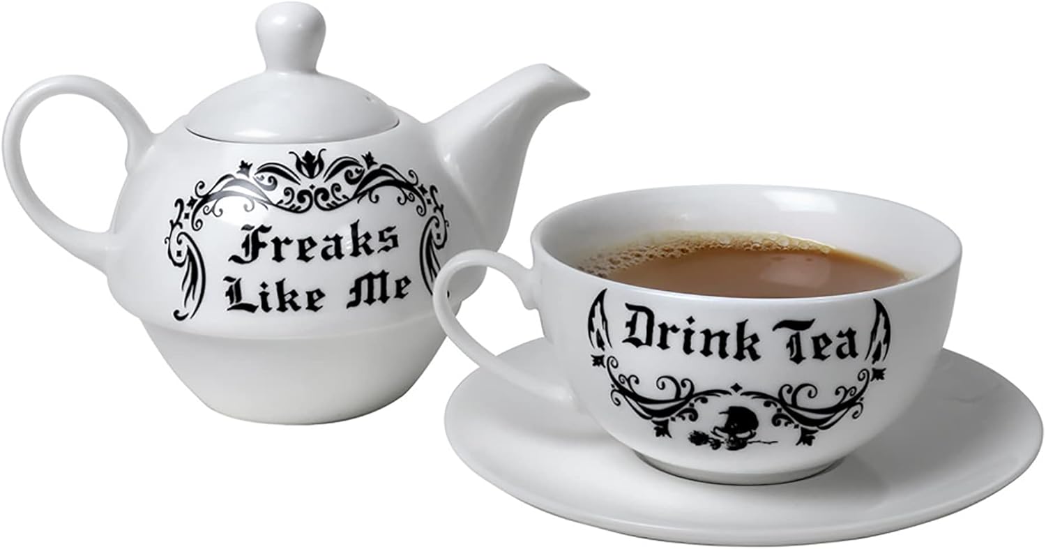 Alchemy Gothic Modern Kitchen Serveware Set - Unique Home Decor for Tea Lovers | Perfect for Afternoon Tea Parties & Gothic-Themed Dining