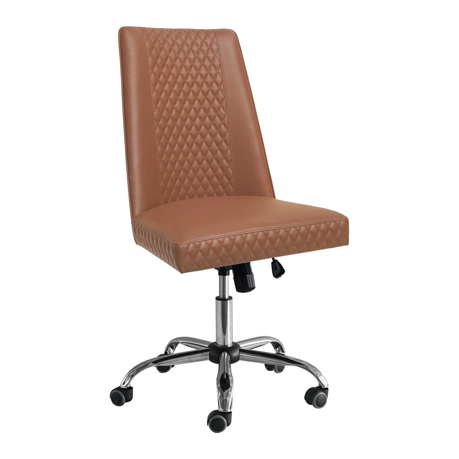 Estelle Nail Salon Manicure Pedicure Chair - Adjustable Height Salon Stool with Wheels for Nail Technicians & Clients - Perfect for Manicure, Pedicure & Spa Treatments