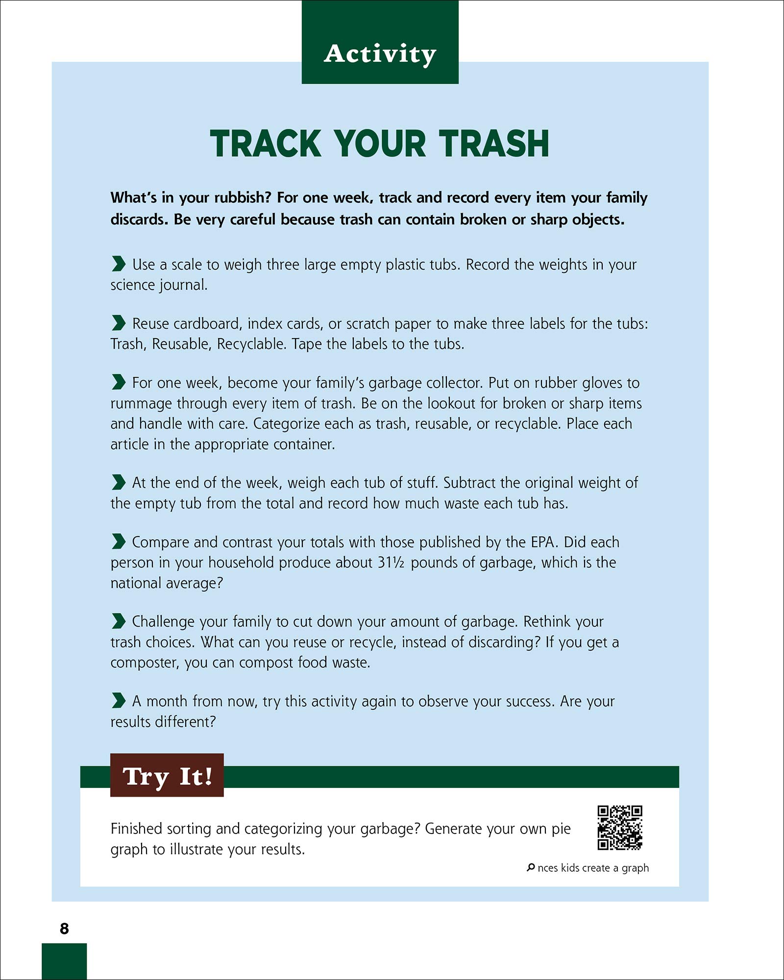 Garbage: Environmental Science Activities for Kids - Track Your Trash & Learn Recycling | STEM Learning & Eco-Friendly Education for Home & Classroom