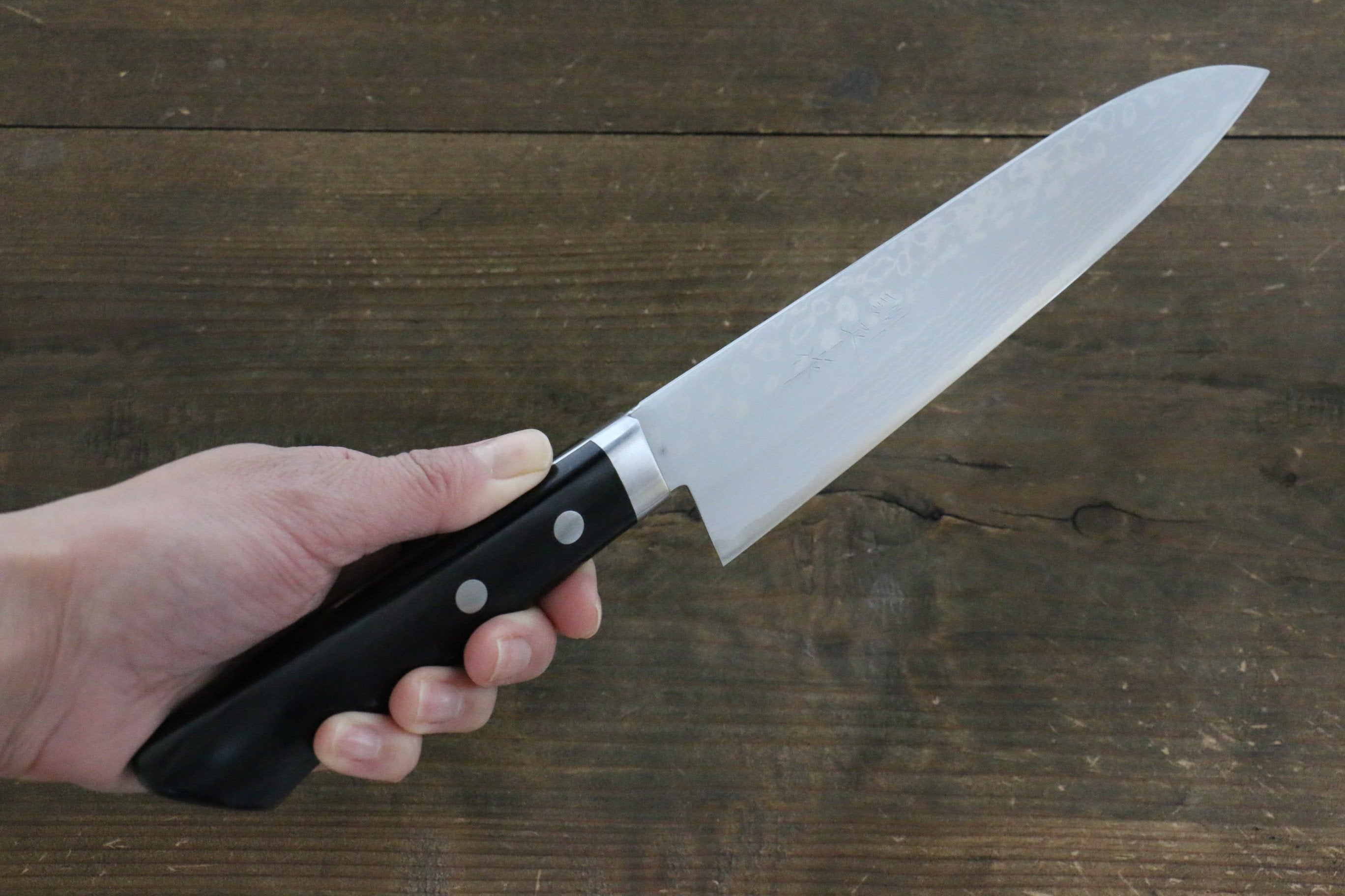 Premium Kunihira Sairyu VG10 Damascus Gyuto Chef Knife 180mm - Japanese Pakkawood Handle - Professional Kitchen Knife for Sushi, Meat, Vegetables & Home Cooking