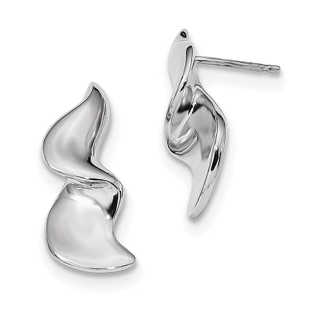 925 Sterling Silver Ribbon Drop Dangle Earrings for Women - Elegant Fine Jewelry Gift for Her - Perfect for Weddings, Parties & Special Occasions