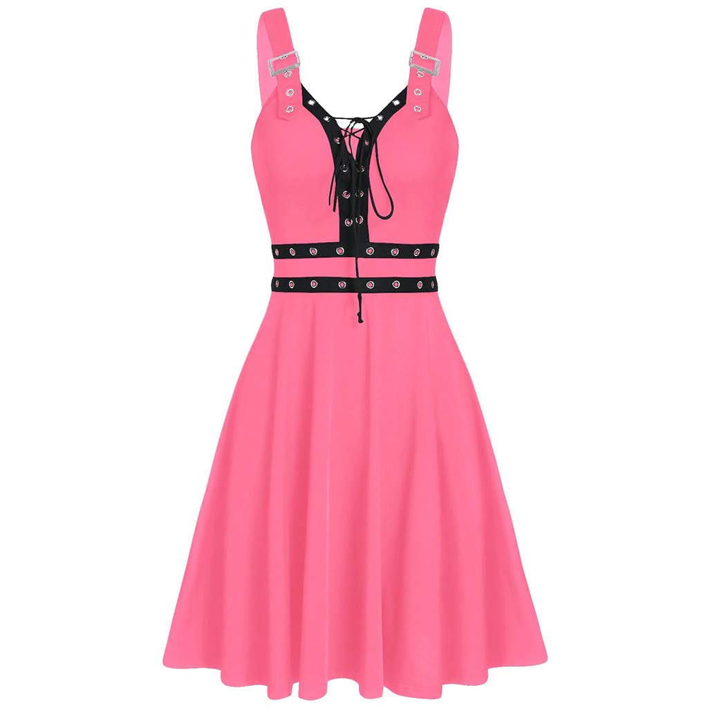 Women's Sleeveless Camisole Dress - Irregular Bandage Hem Mini Dress in Solid Black | Plus Size Casual Summer Dress for Beach, Party & Everyday Wear