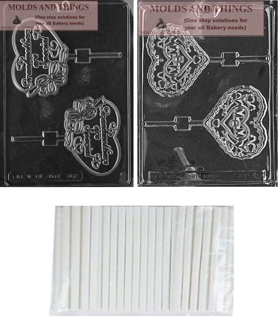 Happy Mother's Day Chocolate Candy Mold with Instructions - DIY Gift for Grandma