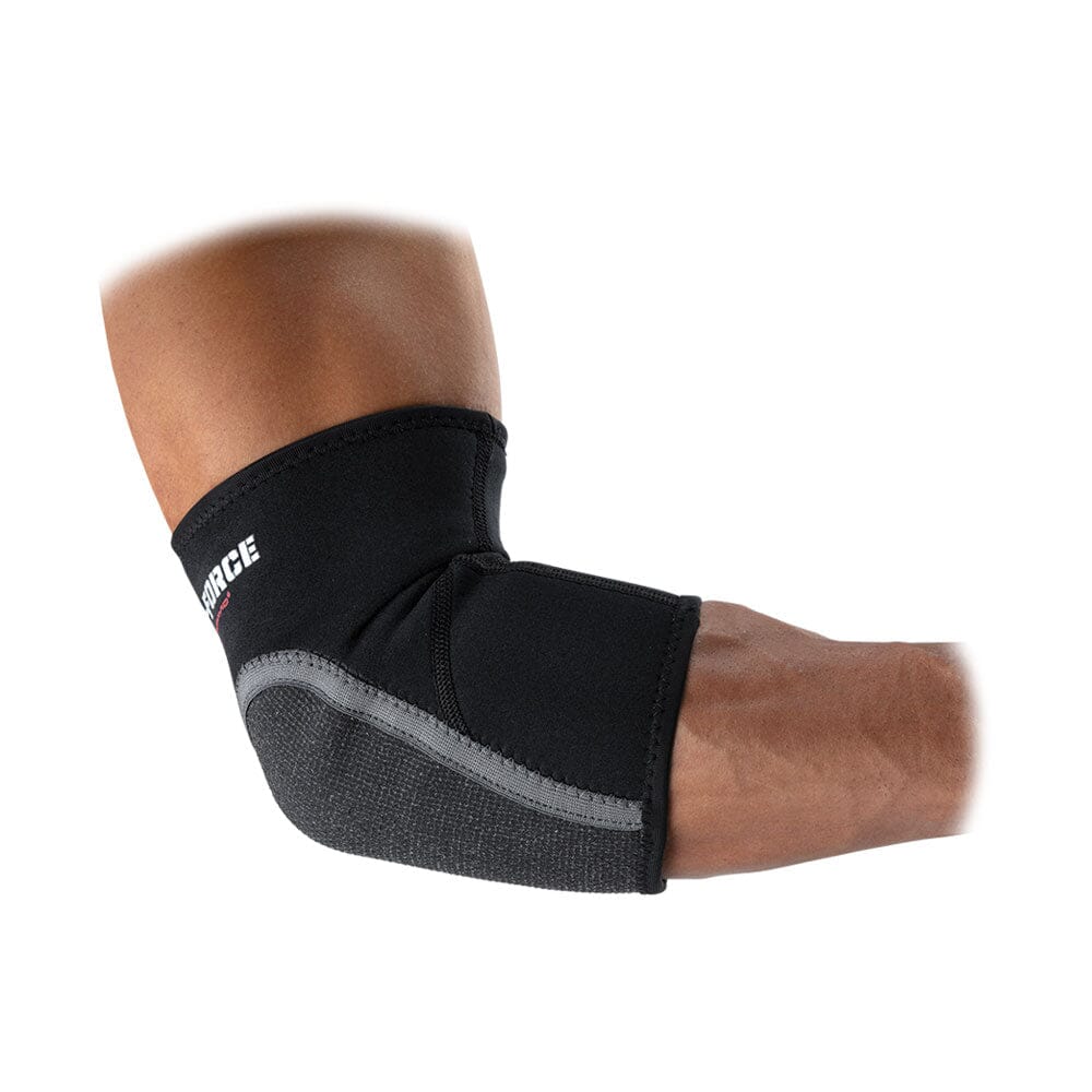 Pro Force Neoprene Elbow Sleeve with Abrasion Patch - Support & Protection for Weightlifting, Gym & Sports Recovery - Ideal for CrossFit, Tennis & Arthritis Relief