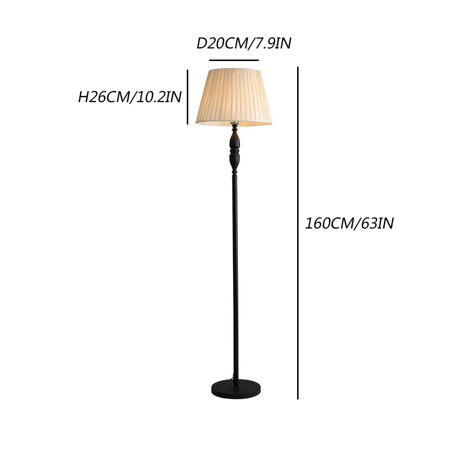 Apkaf Elegant Arc Floor Lamp - Dimmable Modern Arched Standing Light for Living Room, Bedroom, Office | Adjustable Tall Lamp for Reading, Working & Ambient Lighting