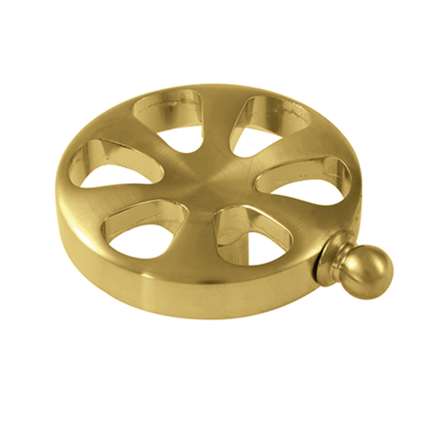Belknap KSH2967RX Brushed Brass Wheel Handle - Heavy Duty Cabinet & Drawer Pull for Kitchen, Bathroom, Furniture - Durable & Stylish Hardware Accessory