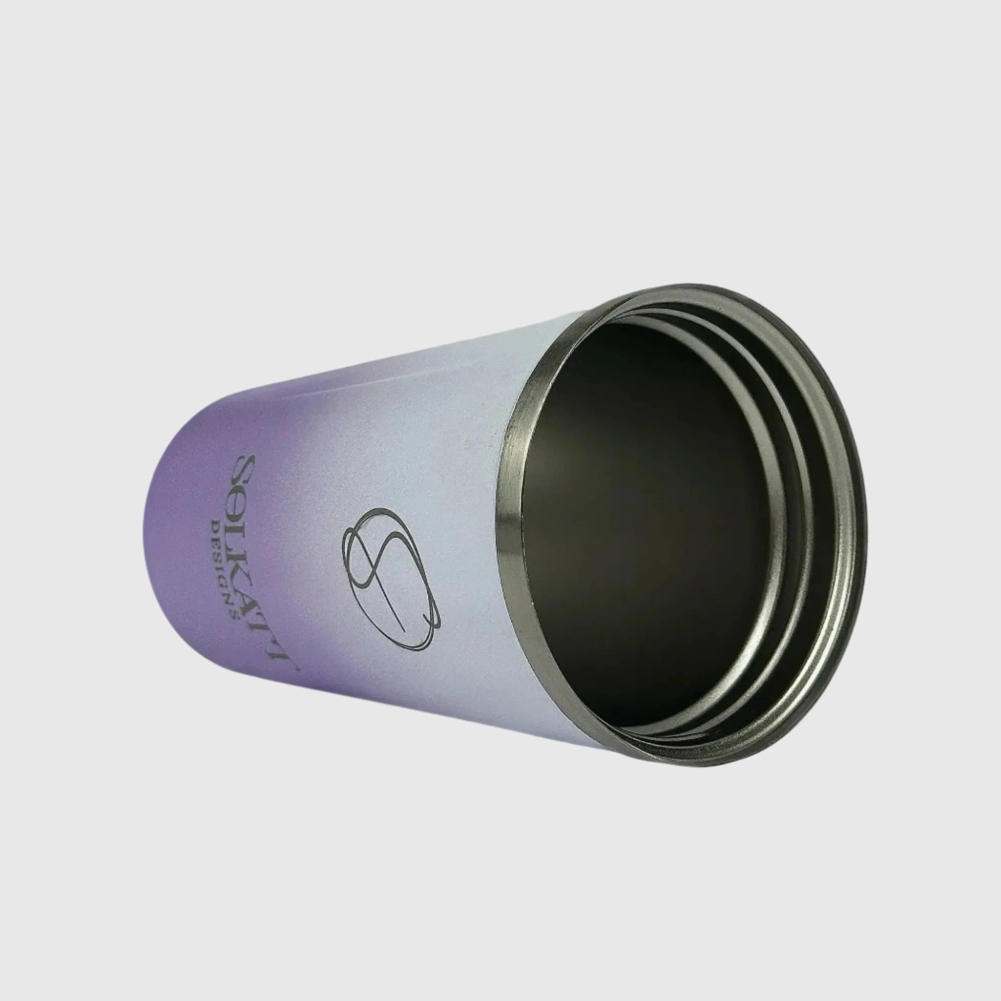 Lavender Lilac Insulated Travel Coffee Cup - 500ml Stainless Steel Vacuum Flask - Keeps Hot/Cold for Hours - Perfect for Commuting, Camping & Office Use