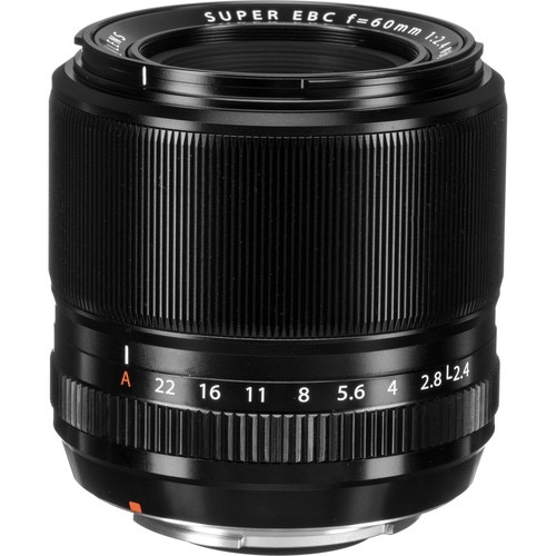 Fujifilm Fujinon XF 60mm f/2.4 R Macro Lens for X-Mount Cameras - Professional Portrait & Close-Up Photography - Perfect for Product Shots, Food Photography, and Detailed Macro Work