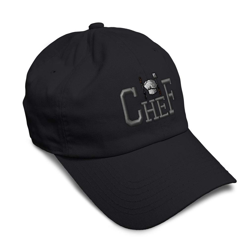 Soft Baseball Cap for Men & Women - Chef Cooking Hat with B Embroidery - Comfortable Dad Hat for Outdoor, BBQ, and Kitchen Use