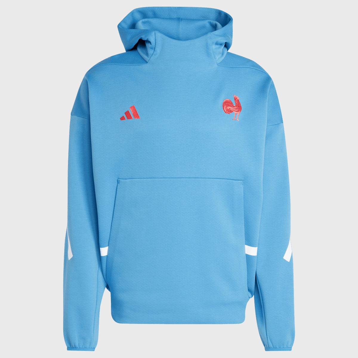 Adidas France Rugby Travel Z.N.E Hoody - Men's Lightweight Performance Hoodie for Training & Outdoor Sports | Perfect for Gym, Running & Casual Wear