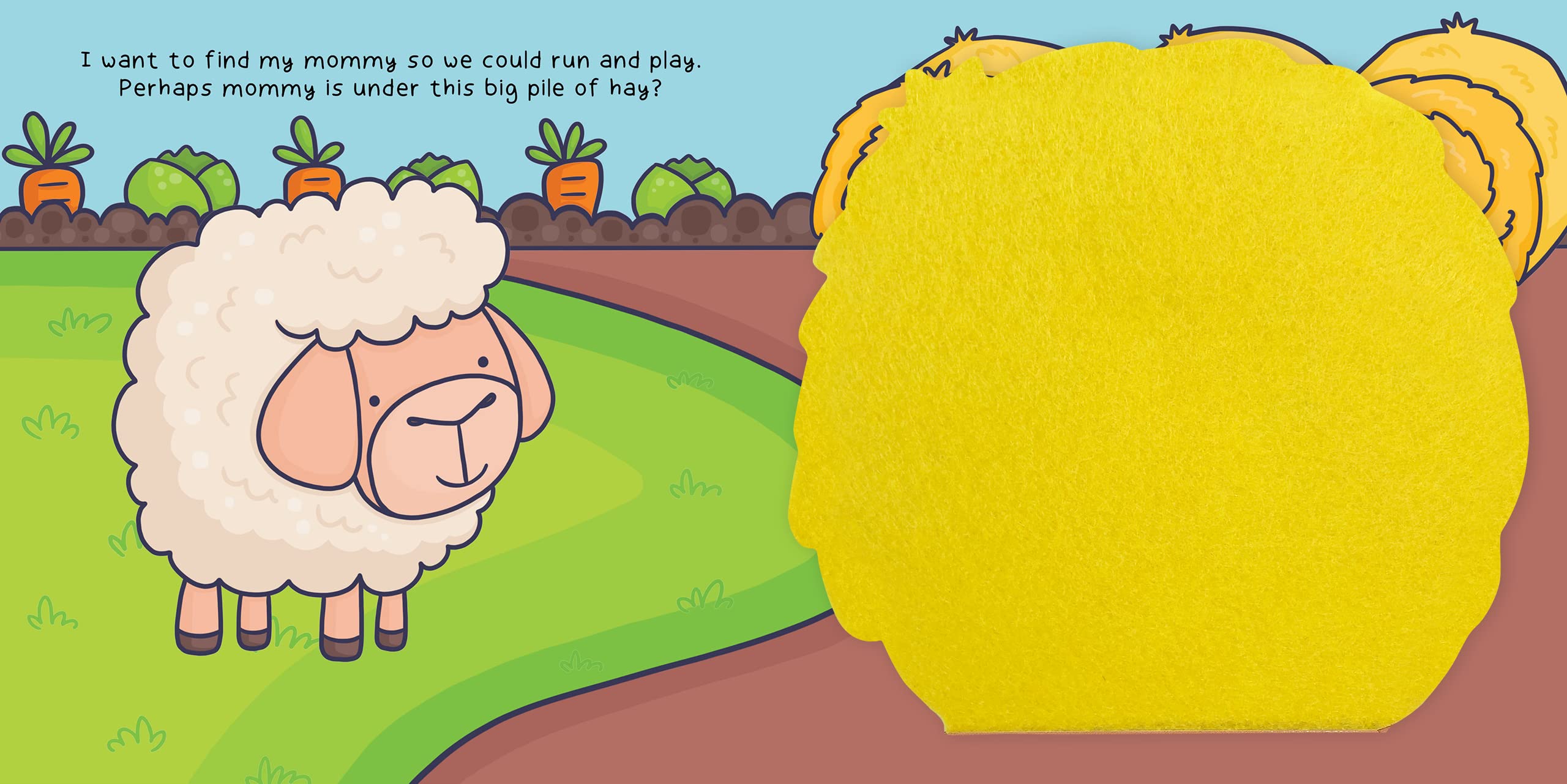 Little Hippo Books Peek and Seek On the Farm - Interactive Touch & Feel Board Book for Toddlers Ages 1-3 | Baby Sensory Learning & Early Development | Perfect for Storytime, Bedtime Reading & Preschool Education