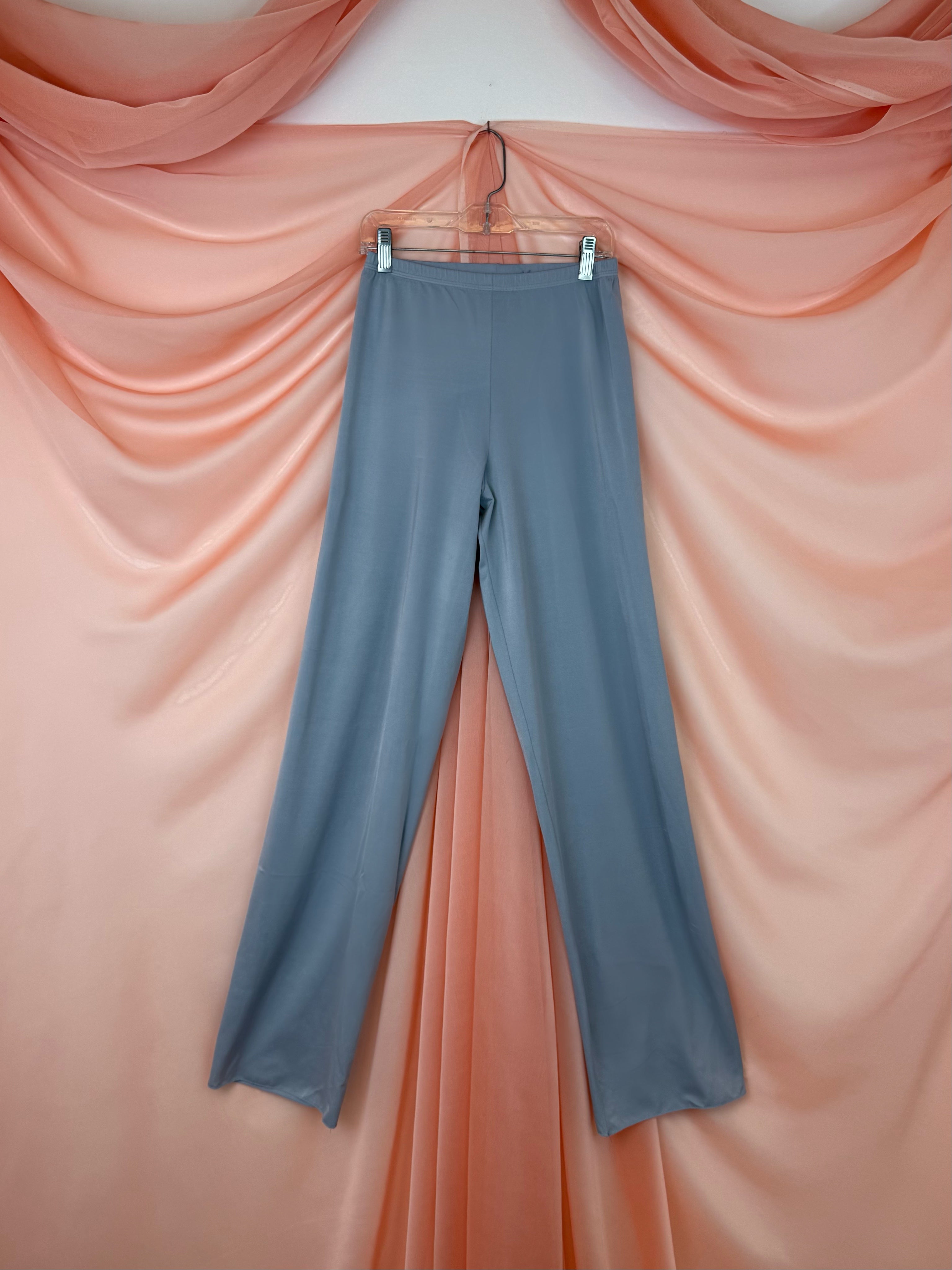 MS Stevens Milliskin Dance Pants - Grey - Ready to Wear - Comfortable & Stretchy for Ballet, Yoga & Performance - Closeout Sale