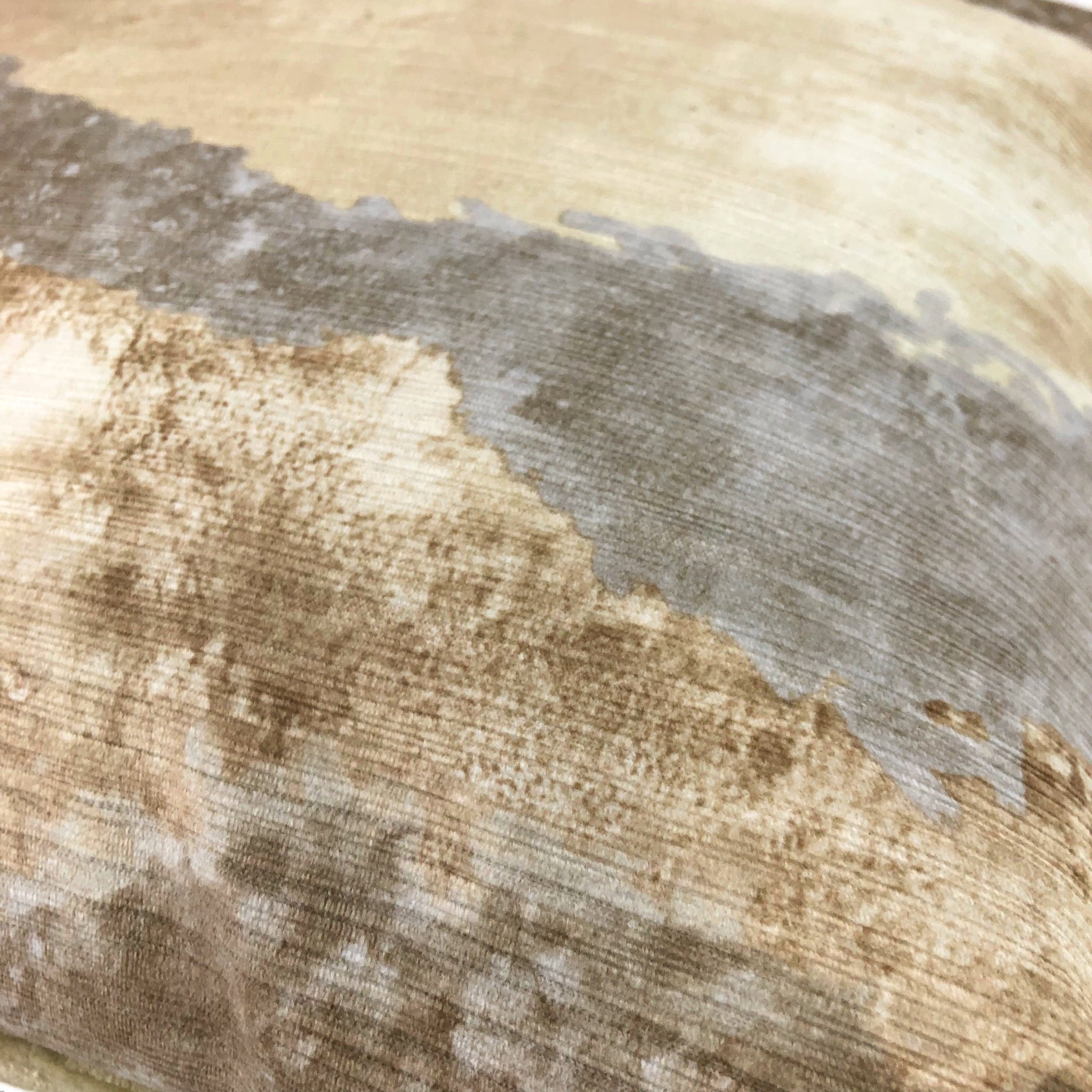 Premium Travertine Natural Stone Print Velvet Pillow Cover - Soft Luxury Decorative Throw Pillow Case for Sofa, Bed & Home Decor