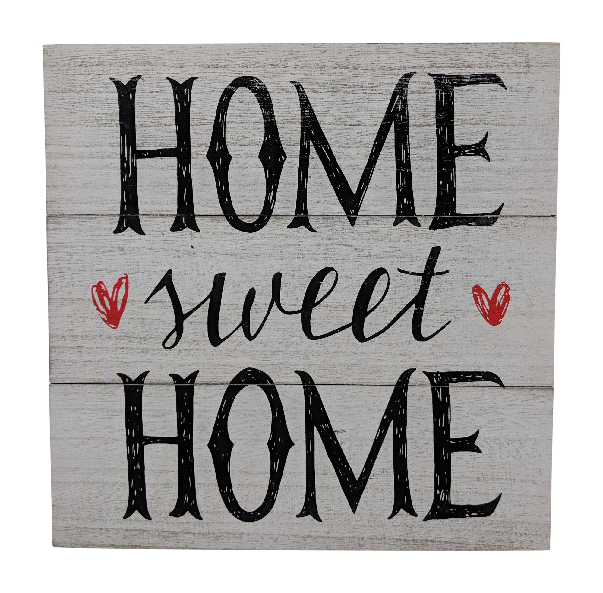 Gianna's Home Rustic Farmhouse Distressed Wood Plank Board Sign - 'Home Sweet Home' Wall Decor for Living Room, Bedroom & Entryway - Perfect for Farmhouse Style Home Decor