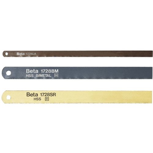 High-Speed Bimetal Hacksaw Blade Beta 1728BM - Durable Cutting Tool for Metal, Wood & Plastic - Perfect for DIY Projects, Construction & Home Repairs