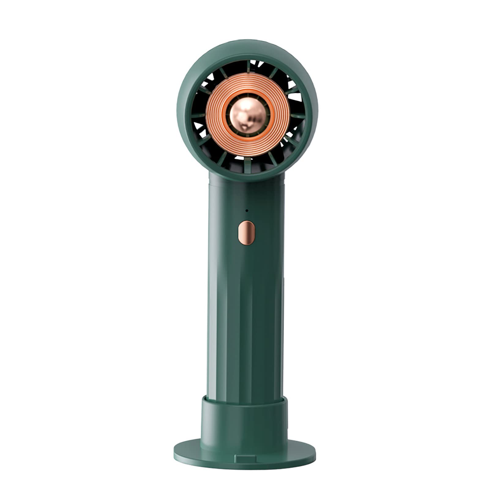 Bladeless Mini Handheld Fan with USB Rechargeable Battery - Portable Cooling Fan for Home, Office, Outdoor & Travel - Perfect for Summer, Camping, and Hot Weather Relief