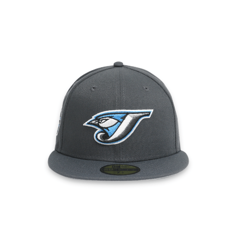 Toronto Blue Jays 30th Anniversary Season Grey 59FIFTY Fitted Baseball Cap for Men - Perfect for Game Day, Sports Events & Fan Collections