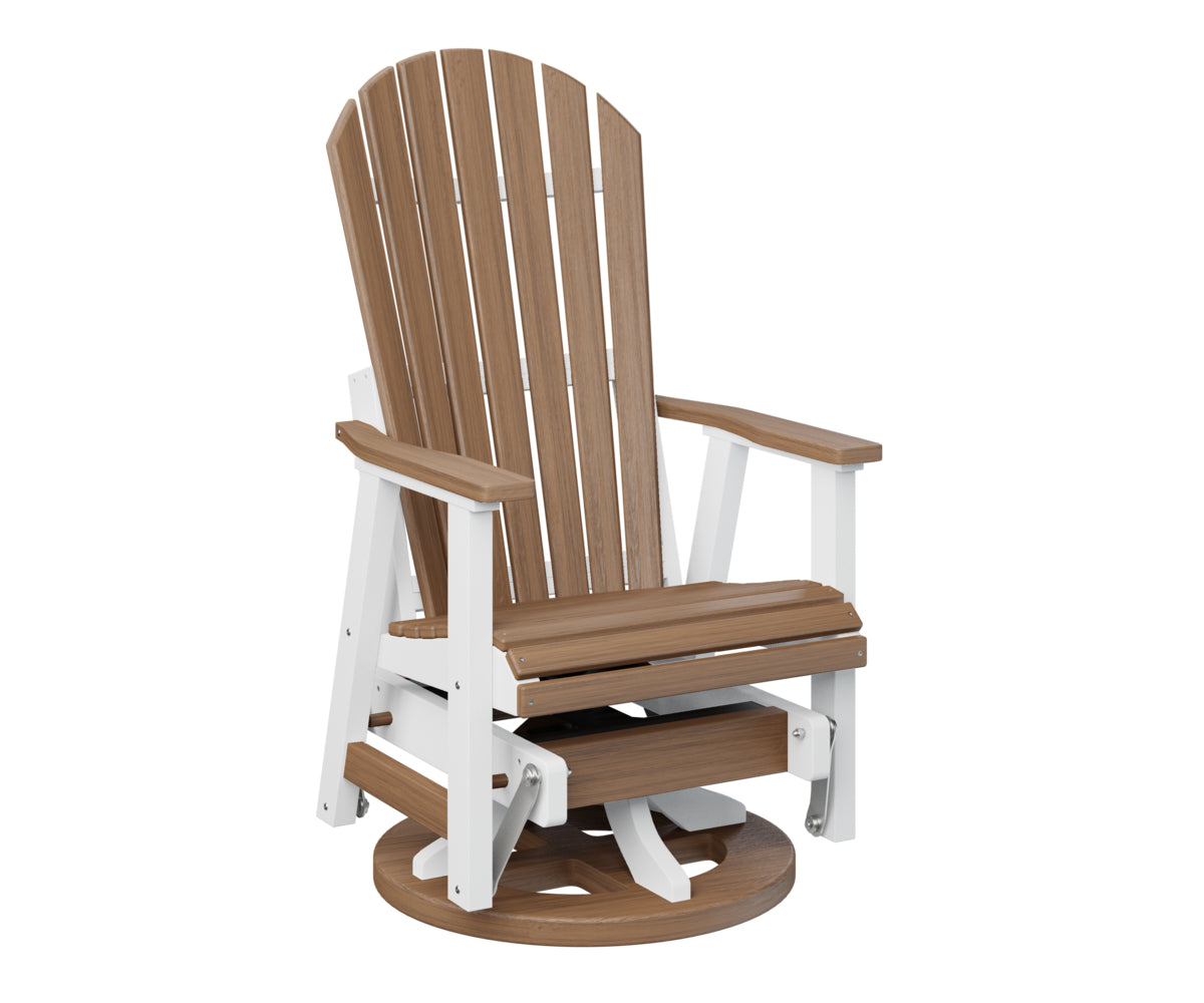 Berlin Gardens Comfo Back Swivel Glider - Outdoor Patio Rocking Chair with Smooth 360° Rotation, Weather-Resistant for Garden, Deck, Porch & Poolside Relaxation