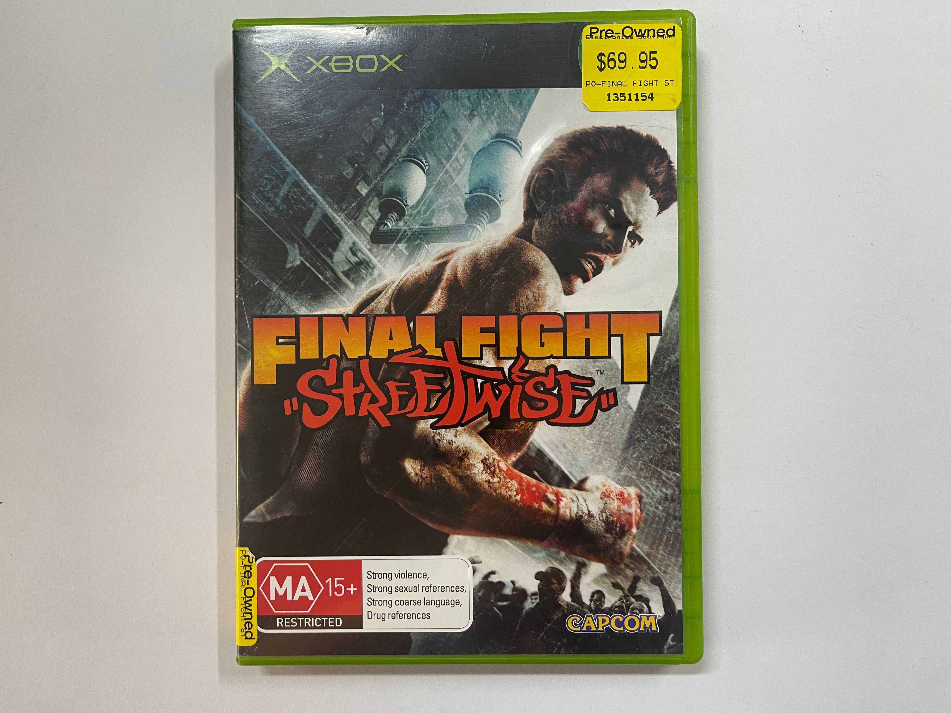 Final Fight Streetwise Complete in Original Case - Xbox PlayStation Fighting Game for Retro Gaming Enthusiasts | Perfect for Collectors and Classic Arcade Fans