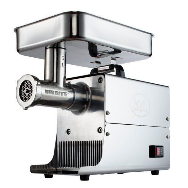 LEM #5 Stainless Steel Big Bite Grinder - 0.25 HP Electric Meat Grinder for Home Kitchen & Hunting | Free Shipping | Perfect for Sausage Making, Burger Patty Prep & Game Processing