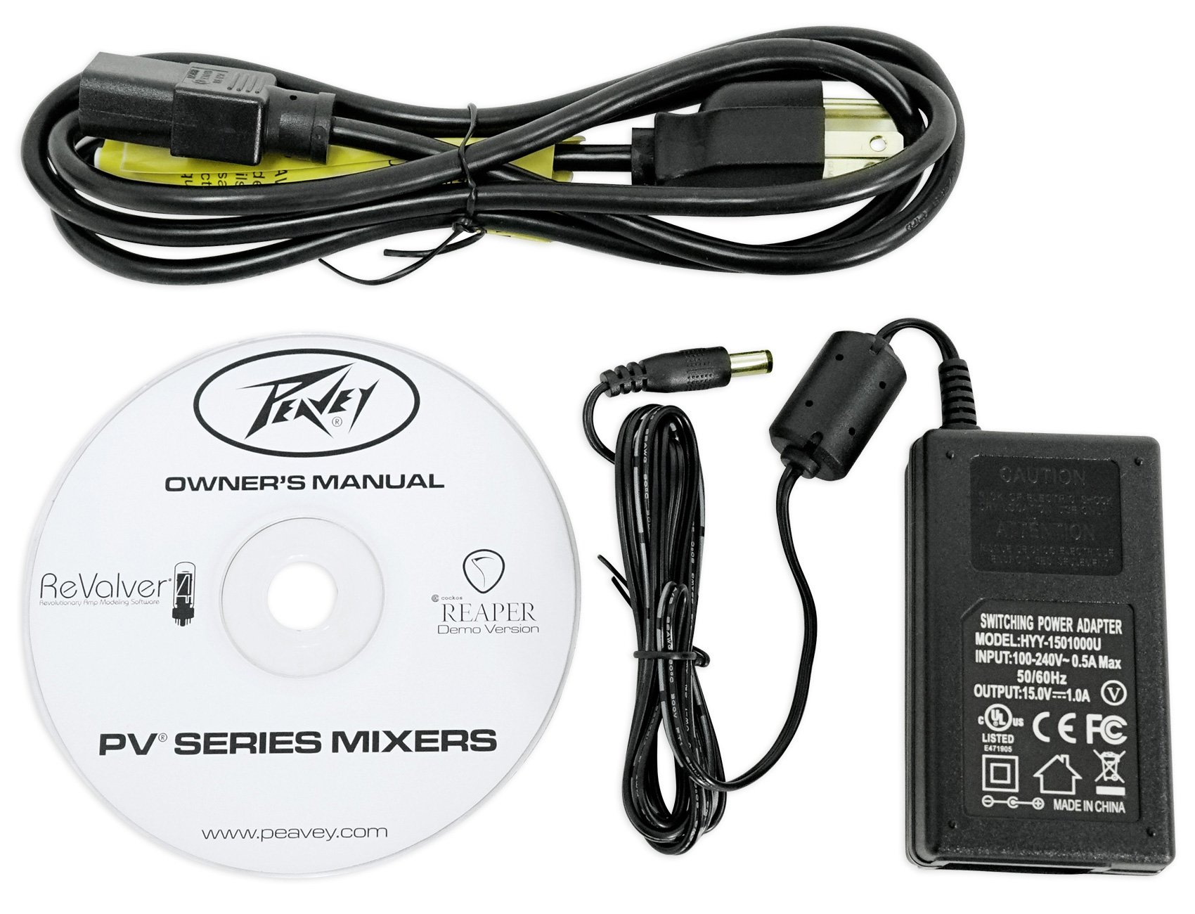 Peavey PV 10AT 10-Channel Bluetooth Mixer with USB, 4 Mic Inputs, Compressor & Effects | Includes AutoTune 2-Channel Processor & 20ft XLR Cable | Perfect for Live Performances, Studio Recording & Podcasting