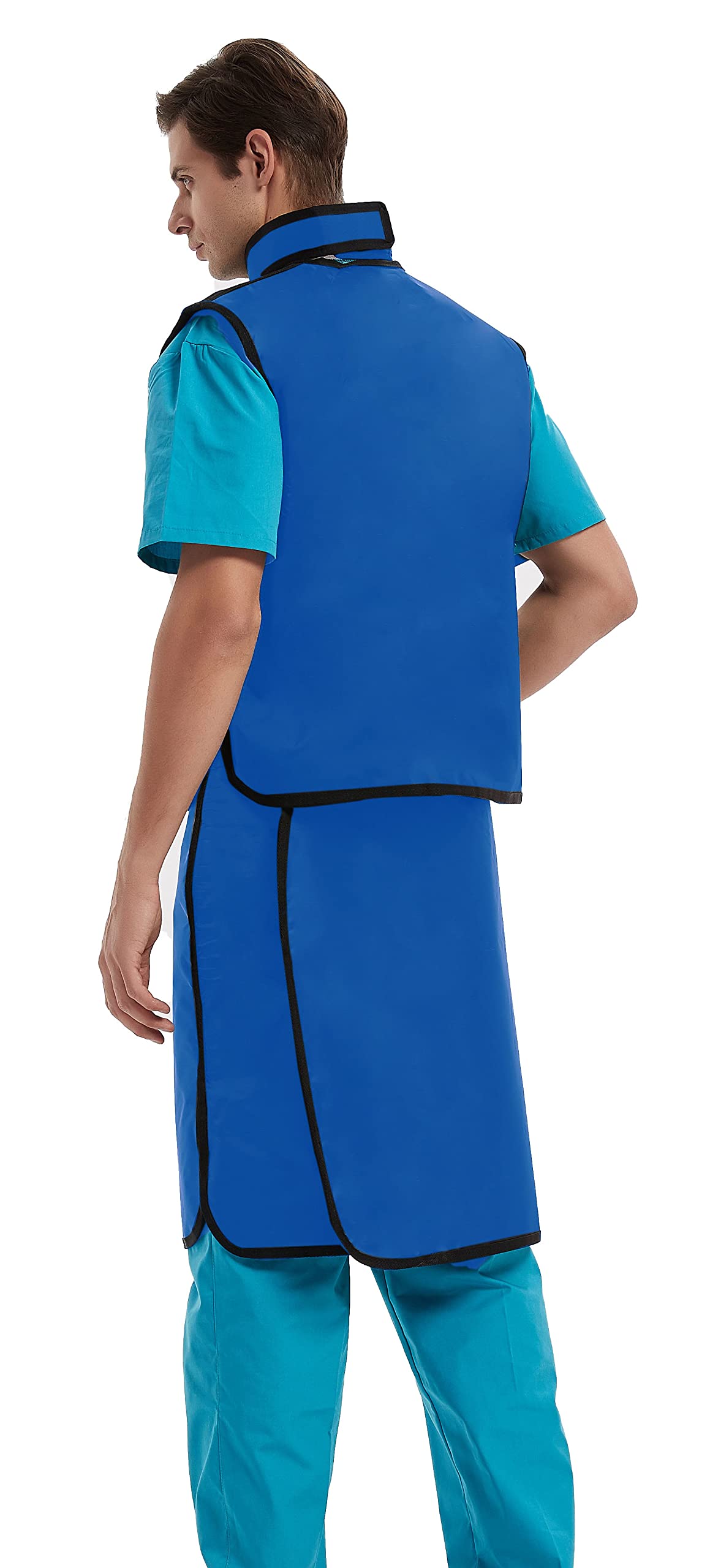 SHINRAY Premium 0.5mm Pb Lead Apron Vest & Skirt Set with Protective Collar - Radiation Protection for Dental X-Ray, Medical Imaging & Veterinary Use
