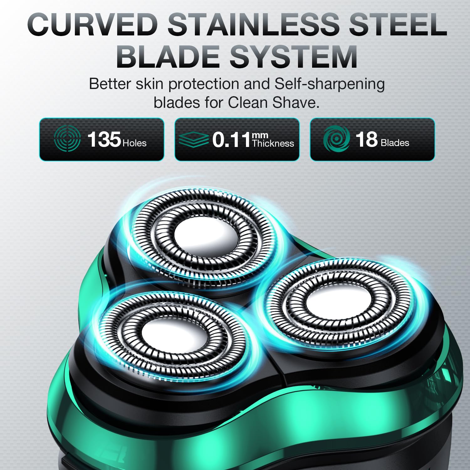 Best Electric Razor for Men - Rechargeable Wet & Dry USB-C Cordless Waterproof Shaver with Pop-Up Trimmer & Charging Stand - Perfect for Travel, Gym & Daily Shaving