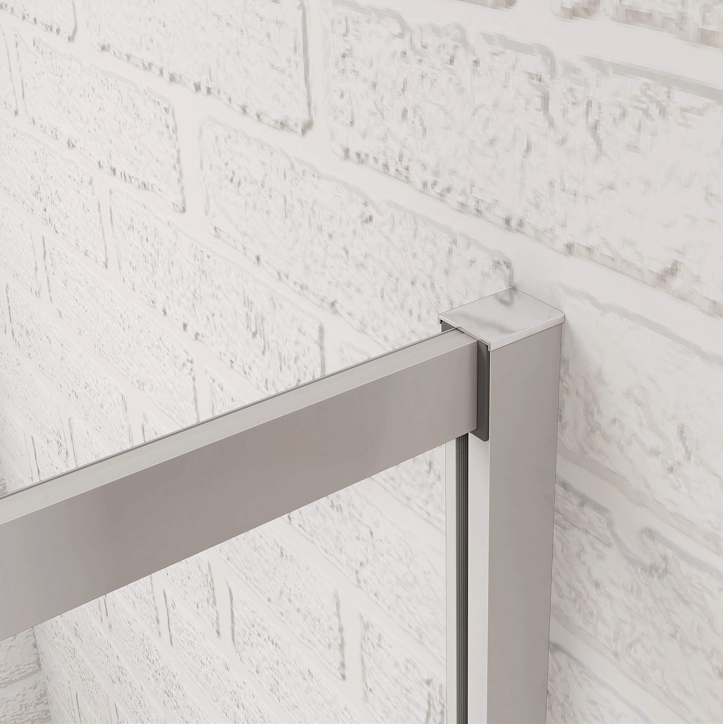 Aica 80x80cm Corner Shower Cubicle Enclosure with Safety Clear Glass (185cm Height) - Perfect for Modern Bathrooms & Space-Saving Solutions