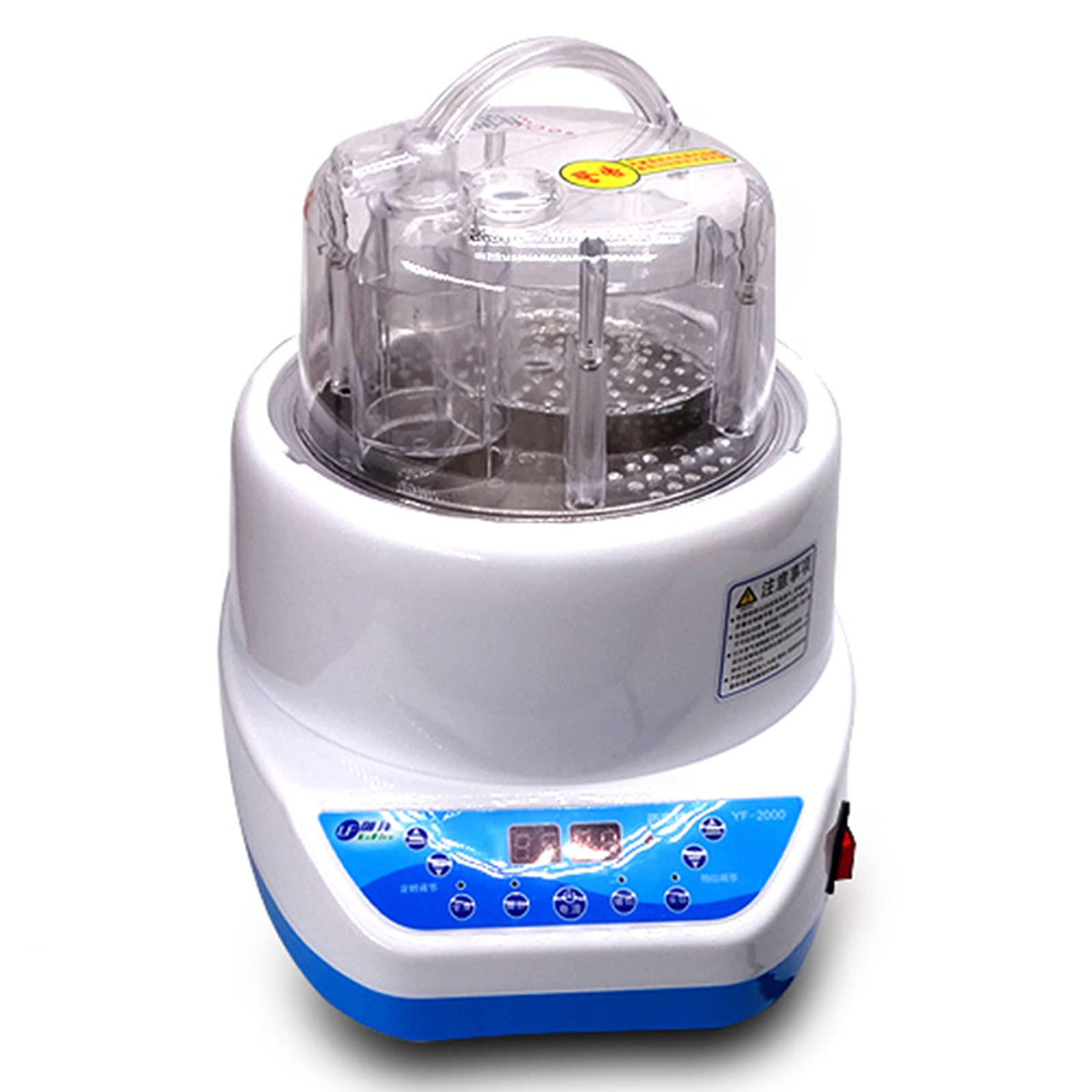 ZYQDRZ 4L Portable Home Sauna Steamer - 2000W Steam Generator for Hydrotherapy & Detox - Remote Control & Timer Display - Perfect for Relaxation, Muscle Pain Relief & Spa Treatments at Home