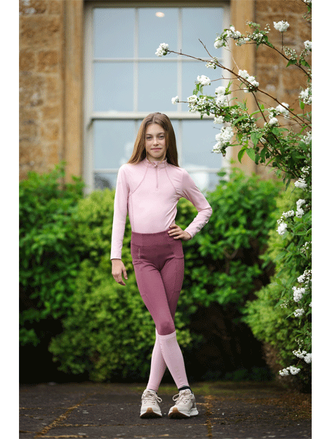 Le Mieux Young Rider Base Layer - Breathable & Moisture-Wicking Equestrian Underwear for Horse Riding & Cold Weather Training