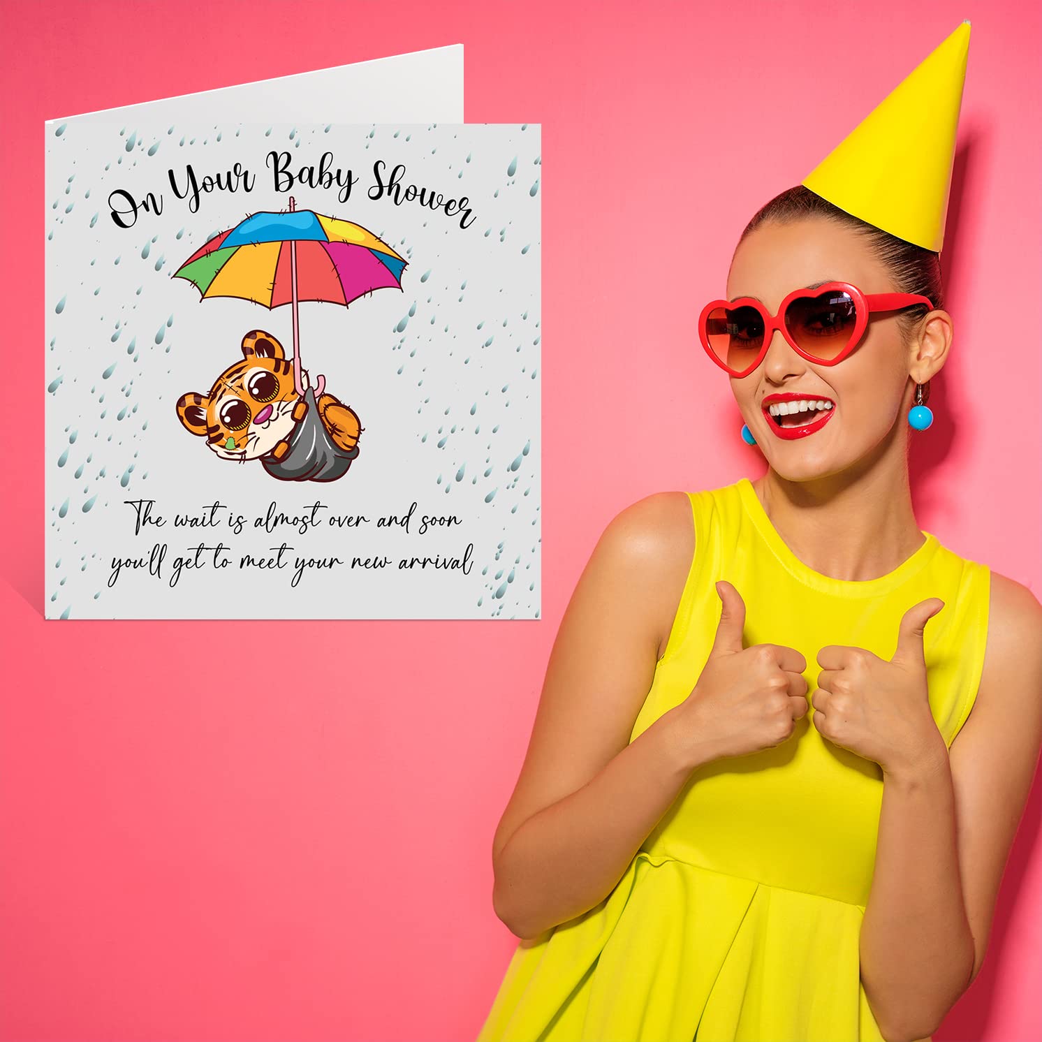 Unisex New Baby Greeting Cards - Baby Shower Congratulations Cards for Newborns, Parents & Welcoming Gifts (145mm) - Perfect for Baby Showers, Newborn Celebrations & Thoughtful Home Gifts