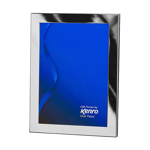 Kenro Symphony Elegant 5x7 Silver Picture Frame - Perfect for Wedding Photos, Graduation Portraits & Home Decor