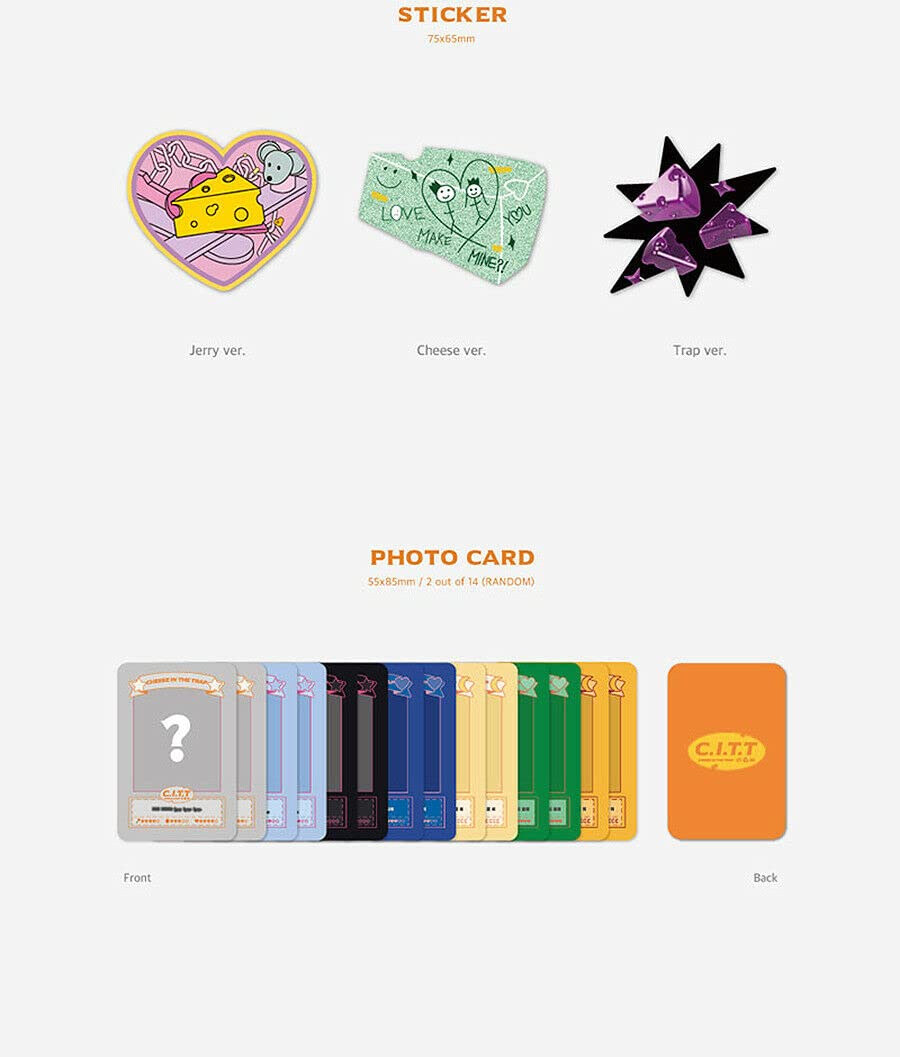 MOONBYUL C.I.T.T Album - Photo Book, Sticker & Cards for K-Pop Fans