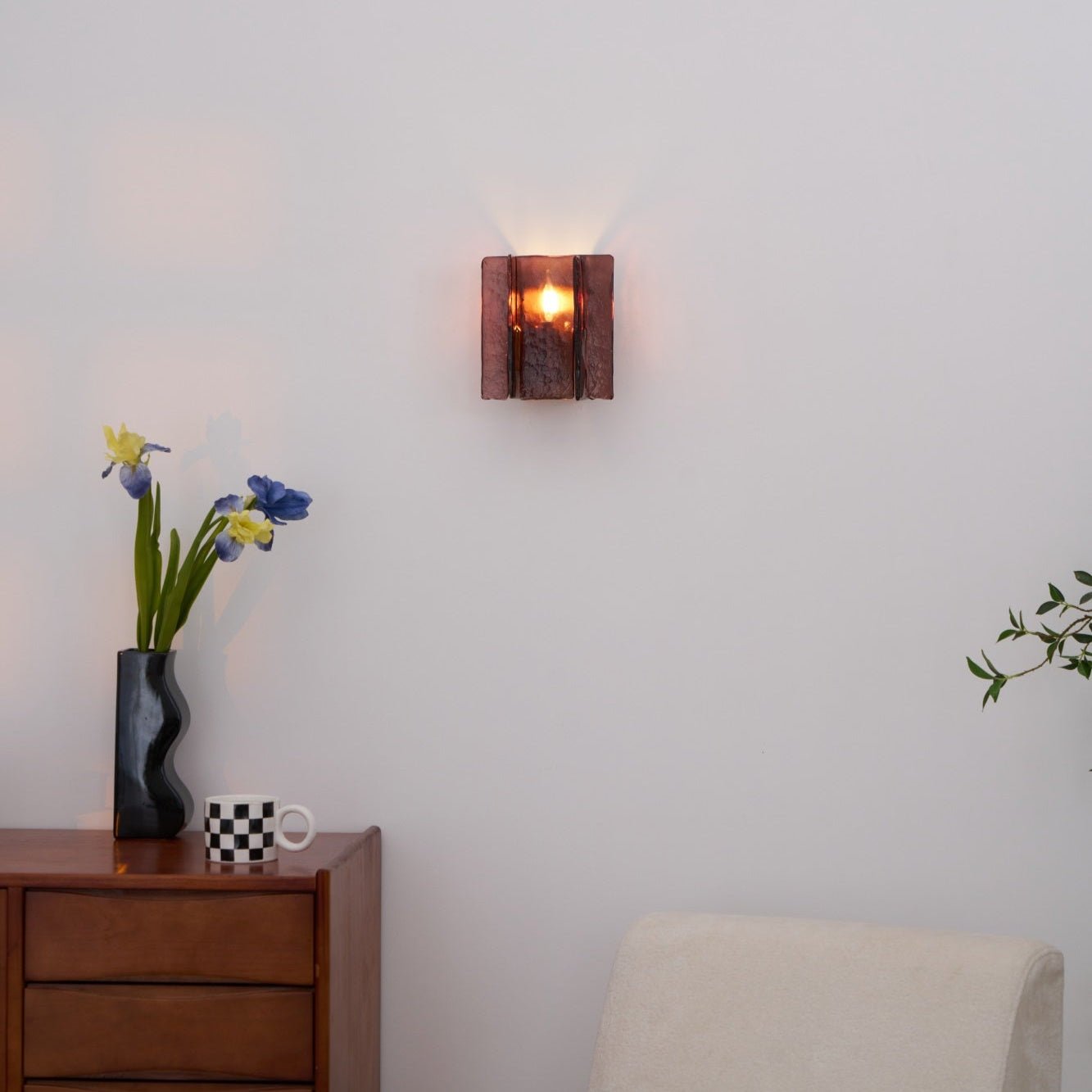 Blason Plug-in Wall Light - Modern LED Night Light for Bedroom, Nursery, Hallway - Energy Efficient & Soft Glow Lighting for Safety & Ambience