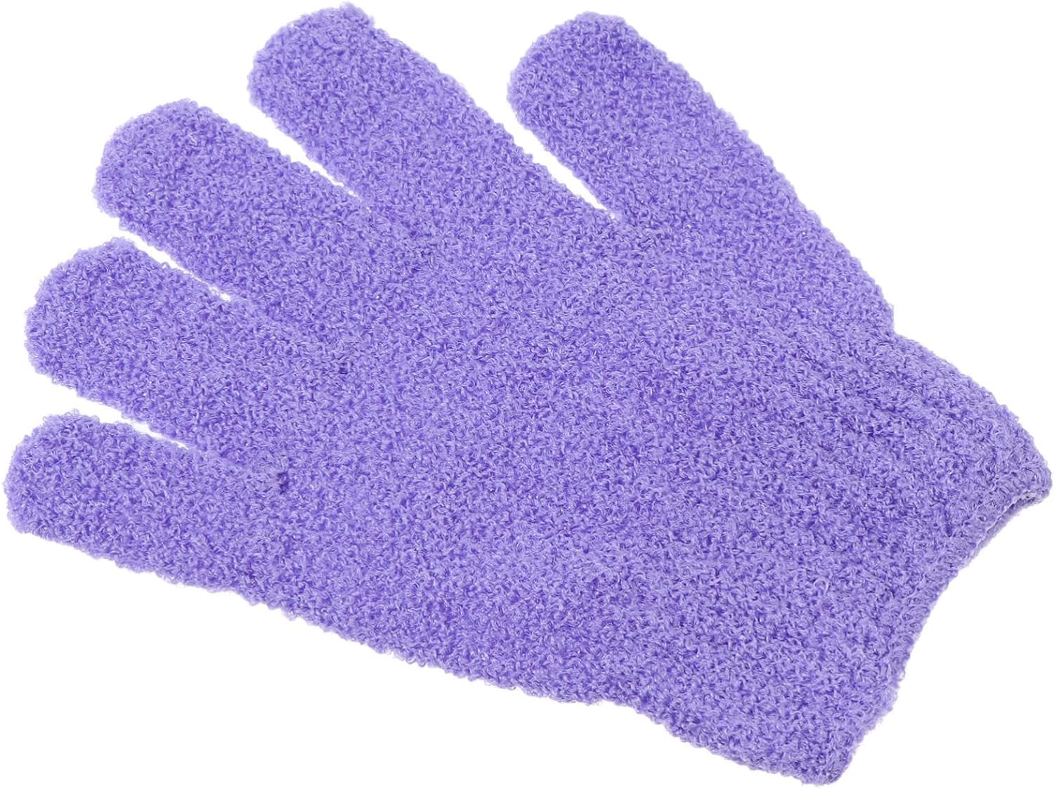 Exfoliating Bath Mitt Gloves - 2 Pairs Pink, Dead Skin Cell Remover & Body Whitening Scrubber for Shower & Spa | Perfect for Sensitive Skin & Dry Brushing Routine