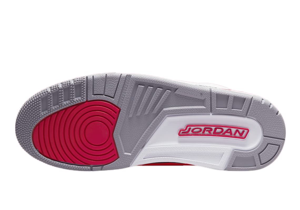 Jordan Men's Air 3 Retro Basketball Shoes CT8532-126 Cardinal Red - Size 11 | Classic Sneakers for Streetwear & Basketball Performance