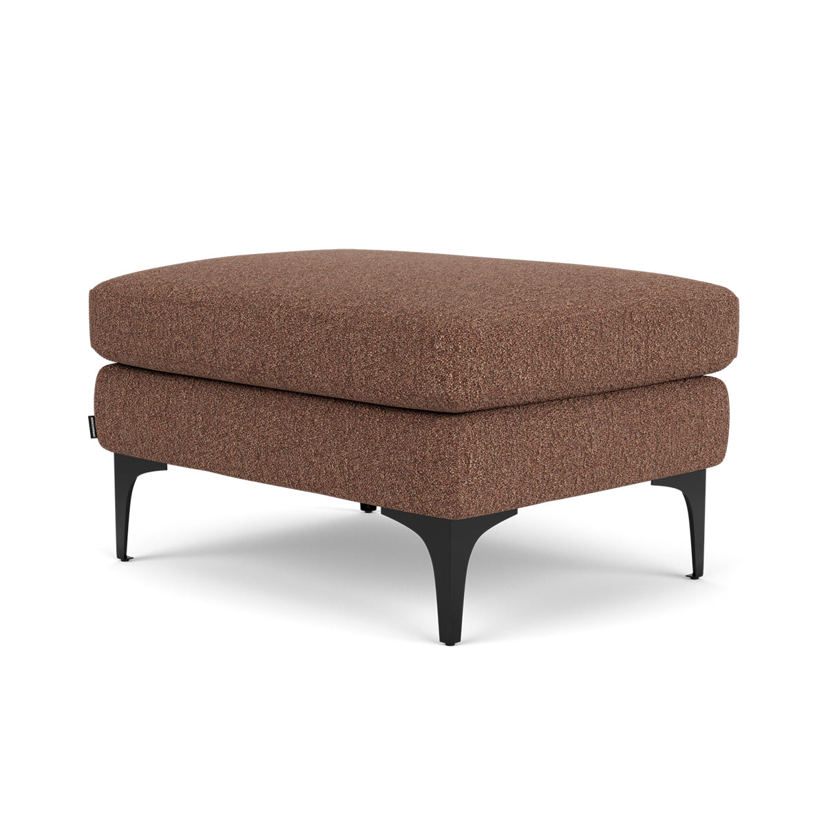 Astha Boucle Ottoman Stool - Round Tufted Pouf with Removable Cover, Modern Footrest for Living Room, Bedroom & Nursery - Soft and Stylish Home Decor Accent