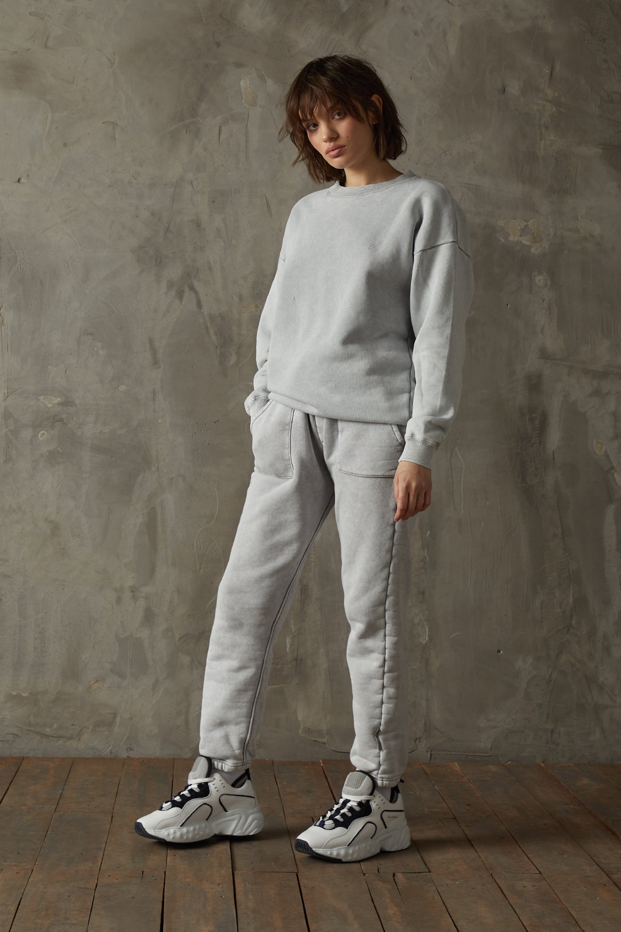 530 Washed Stone Grey Sweatshirt for Men & Women | Premium Cotton Pullover Hoodie | Casual Streetwear, Loungewear & Outdoor Activities
