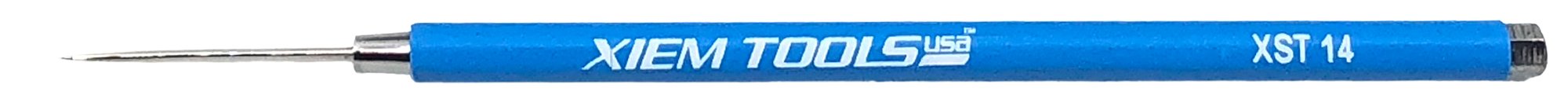Xiem Studio Professional Needle Tool for Pottery, Ceramics & Clay Sculpting - Blue Porcelain Crafting Tool for Artists & Hobbyists - Perfect for Detailing, Trimming & Surface Decoration