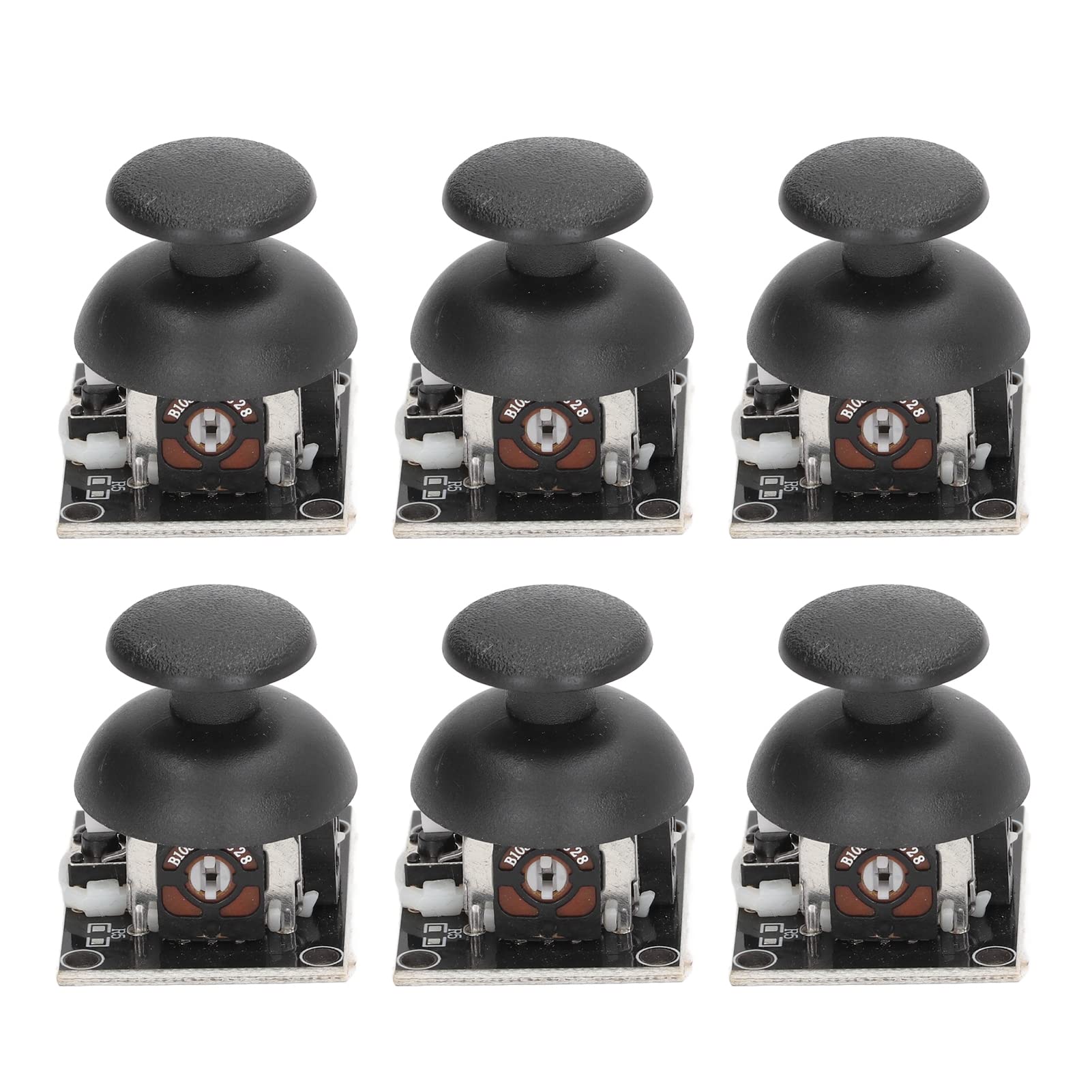 6 Sets Joystick Sensor Module with Button - XY Dual Axis Game Controller for Arduino, Raspberry Pi | Perfect for DIY Robotics, RC Cars & Gaming Projects