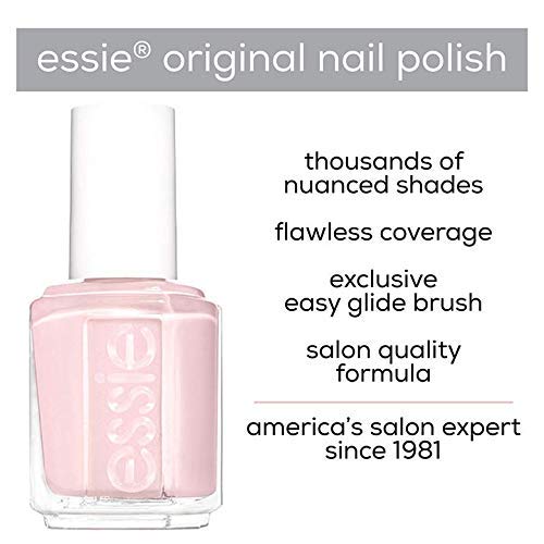 Essie Mademoiselle Nail Polish - Classic Sheer Nude Pink Shade, 0.46 oz (Pack of 2) - Perfect for French Manicures & Everyday Wear