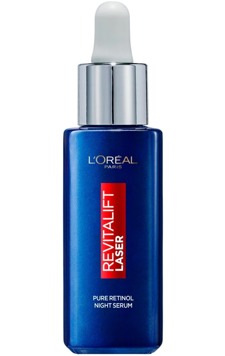 L'Oreal Revitalift Laser Renew Pure Retinol Night Serum for Wrinkles & Fine Lines - Anti-Aging Face Treatment for Women - Perfect for Nighttime Skincare Routine & Dark Spot Reduction