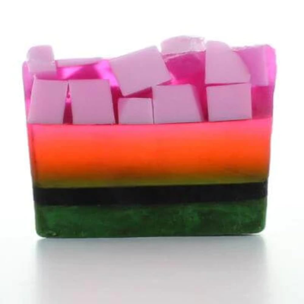 Natural Watermelon Slice Soap - Handmade Fruit Shaped Soap for Bath & Shower - Perfect for Summer Skincare, Gifts & Home Decor