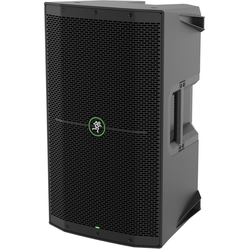 Mackie Thump210XT 1400W 10-Inch Powered PA Speaker System (2-Pack) with XLR Cables & Auray SS-47S-PB Adjustable Steel Speaker Stands - Perfect for Live Performances, DJ Gigs, and Outdoor Events