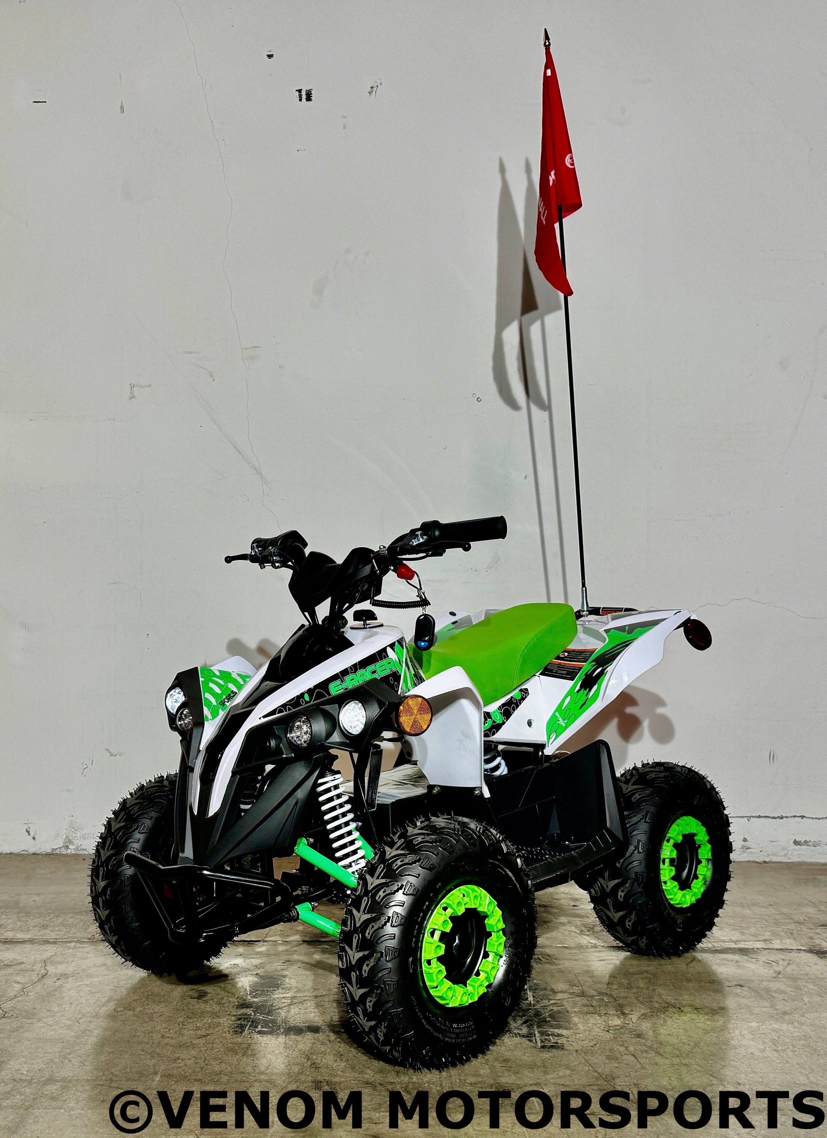 Venom E Racer 1000W 36V Electric ATV for Adults - Off-Road Adventure, Hunting & Farm Work - Powerful All-Terrain Vehicle with Long Battery Life