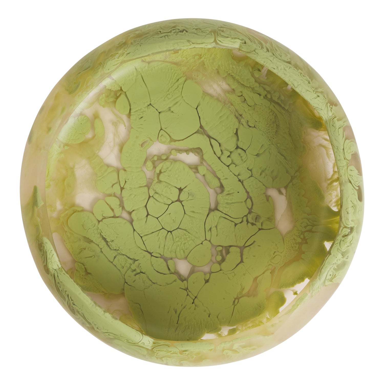 Kabrina Bowl - Premium Pistachio Serving Bowl for Snacks, Salads & Desserts | Elegant Home Dining & Party Entertaining